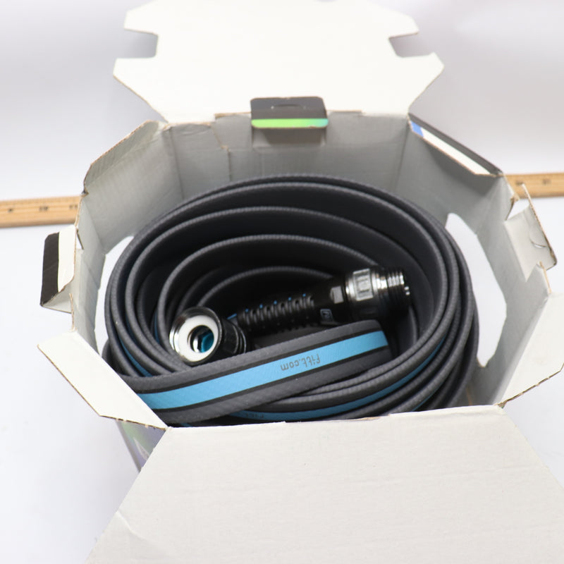 Fitt Force Pro Garden Water Hose Blue/Black 5/8" X 50'