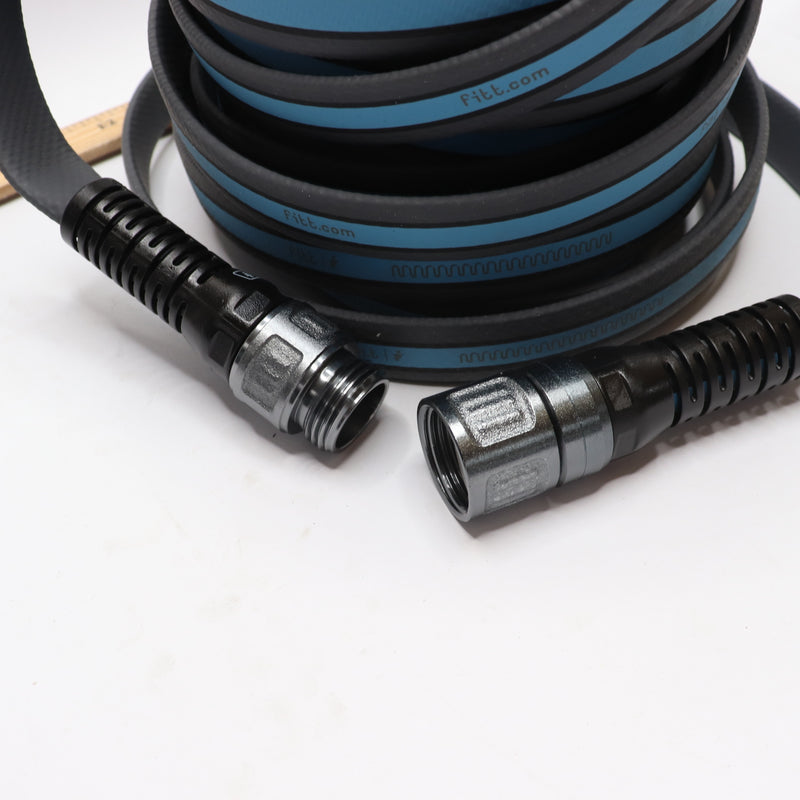 Fitt Force Pro Garden Water Hose Blue/Black 5/8" X 50'