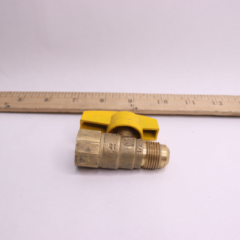 Brass Craft Gas Valve 1/2" OD x 1/2" FIP PSSD-41