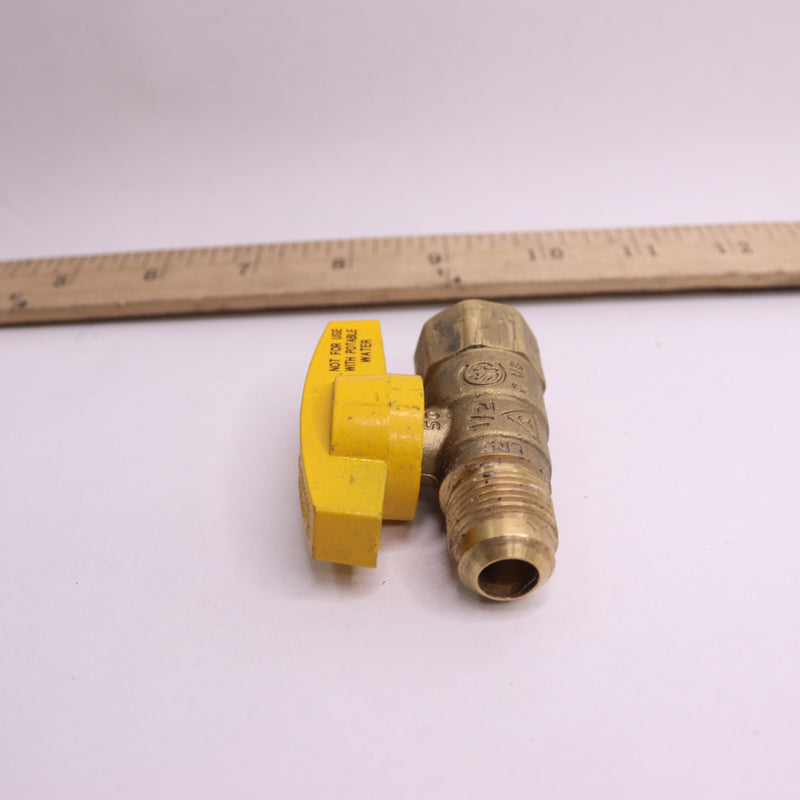 Brass Craft Gas Valve 1/2" OD x 1/2" FIP PSSD-41