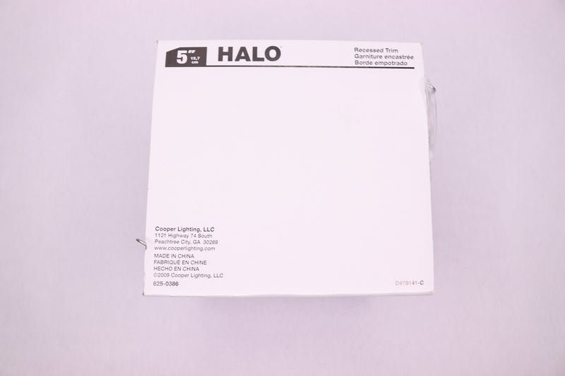 Halo Recessed Light Splay Trim Ring White 5000P 5" 925-0287