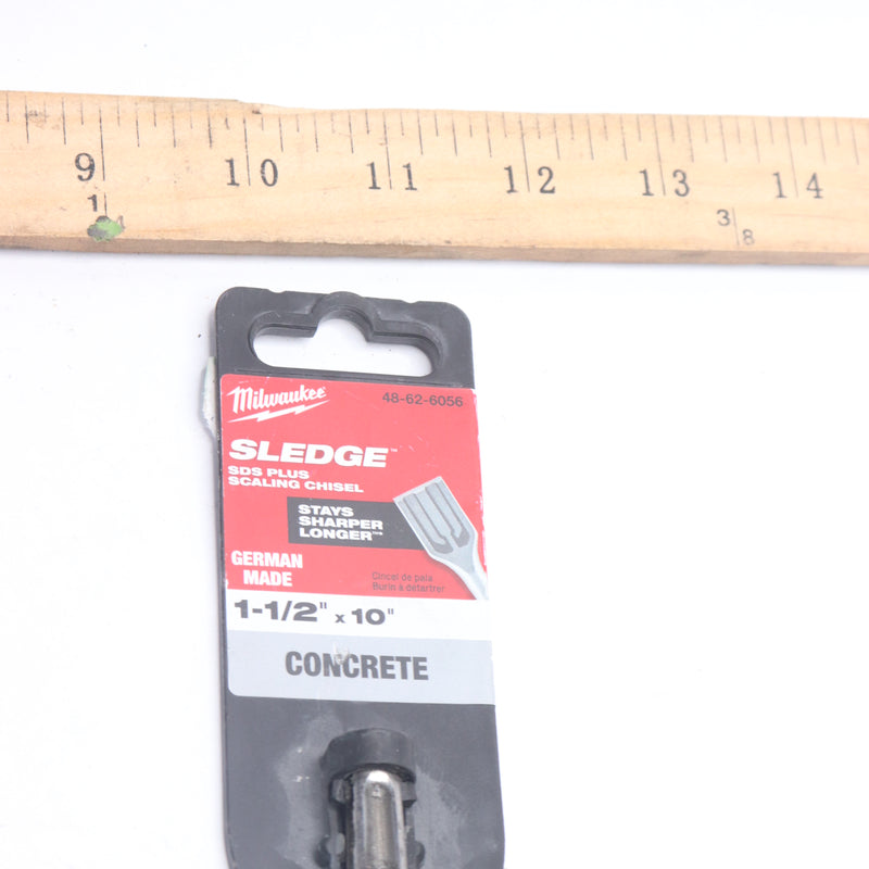 Milwaukee SDS-Plus Scale Chisel 1-1/2" x 10" 48-62-6056