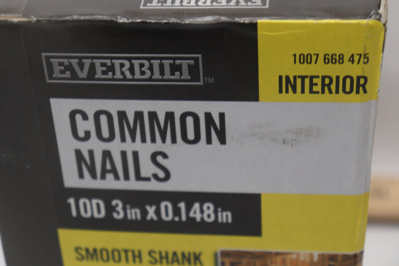 (299-Pk) Everbilt 10D Common Nails Bright 3" 1007 668 475