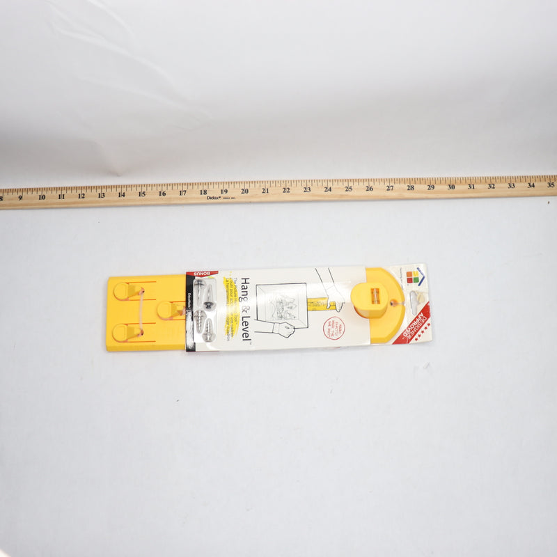 Under The Roof Picture Hanging Tool Yellow 100119