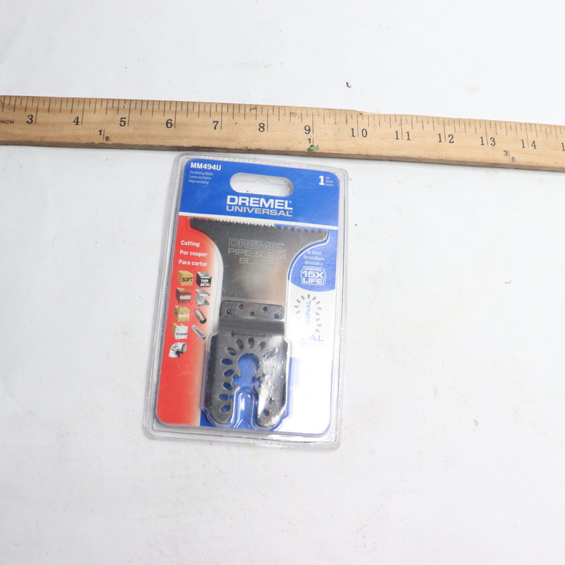 Dremel Universal Pipe Cutting Blade Bi-Metal 4.5" x 2.88" MM494U