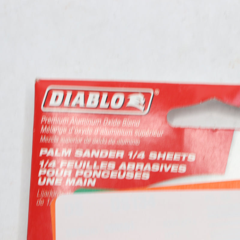 (6-Pk) Diablo Sanding Sheet 150 Grit Very Fine Aluminum Oxide 4-1/2" x 5-1/2"