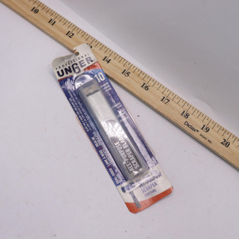 (10-Pk) Unger Professional All-Purpose Scraper Replacement Blades 4 987300
