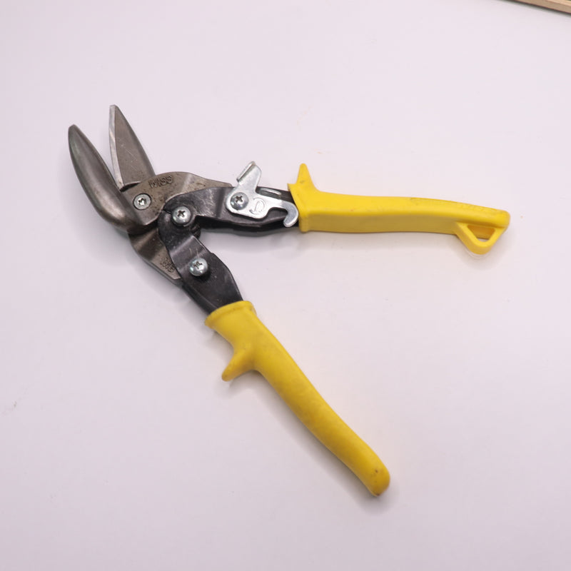 Wiss Offset Straight Aviation Snips Yellow 9-4/5" M8