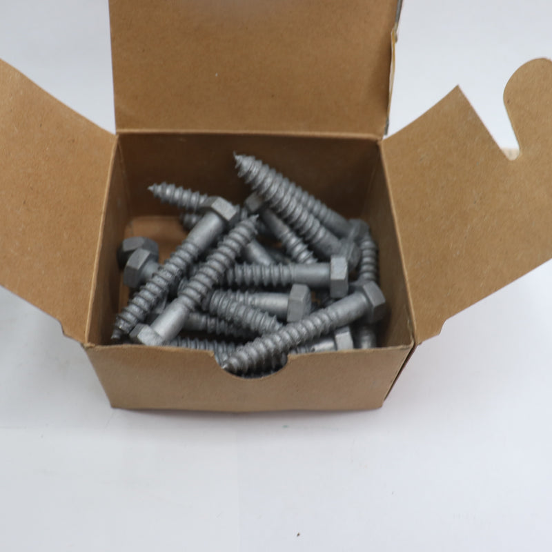 (25-Pk) Everbilt External Hex Head Lag Screws Carbon Steel 5/16" x 2" 265581