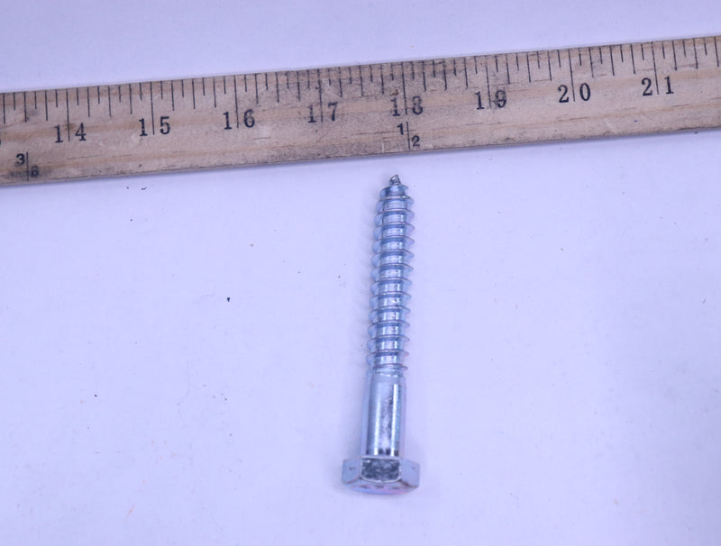 (21-Pk) Everbilt Hex Lag Screw Zinc Plated 1/2" x 3-1/2" 229 716