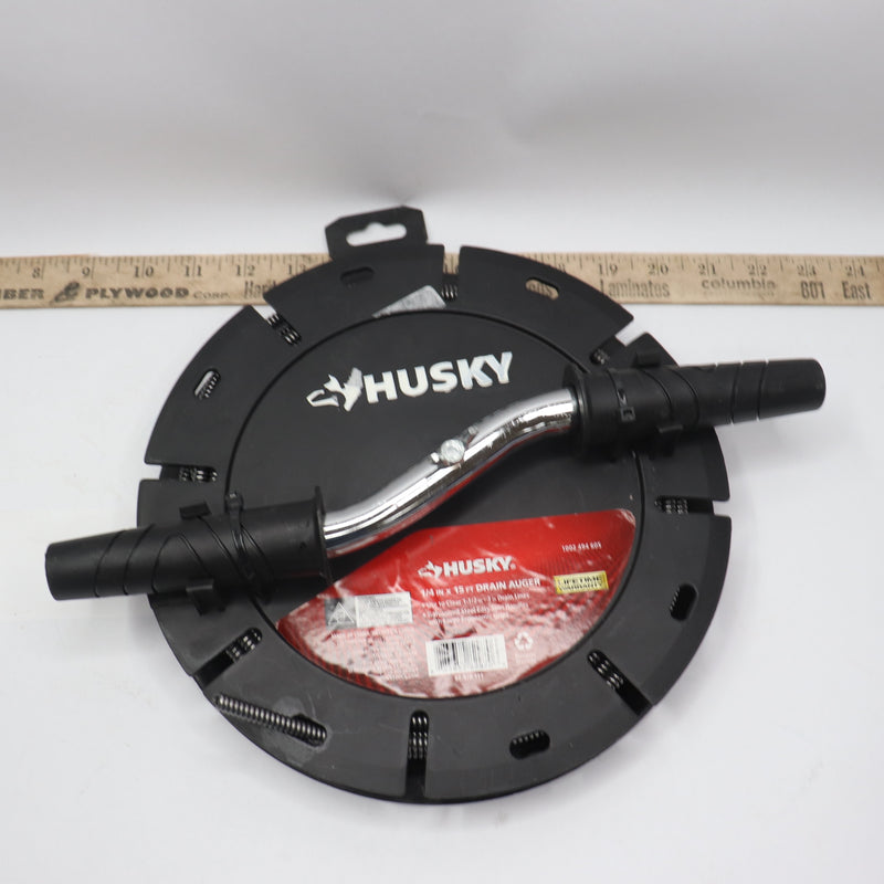 Husky Drain Openers Plumbing Snakes & Auger 1/4" x 15' 1002494605