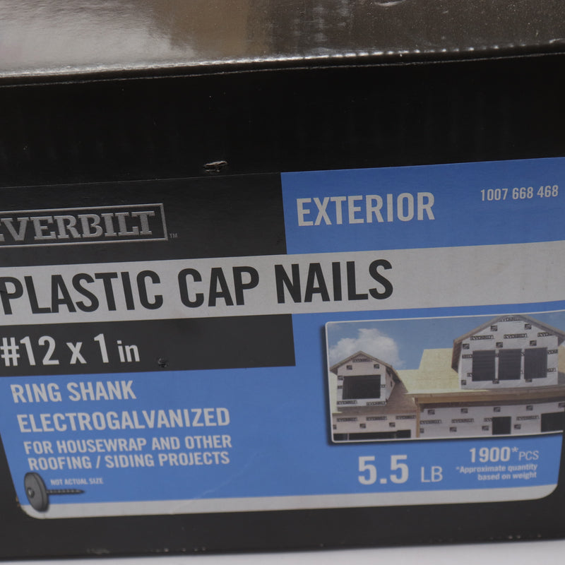 Everbilt Roofing Nail Plastic Cap Electro-Galvanized