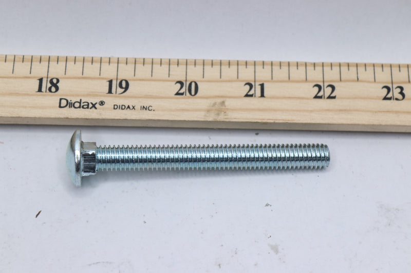 (25-Pk) Everbilt Carriage Bolt Zinc Plated 3/8"-16 x 3-1/2" 504 246