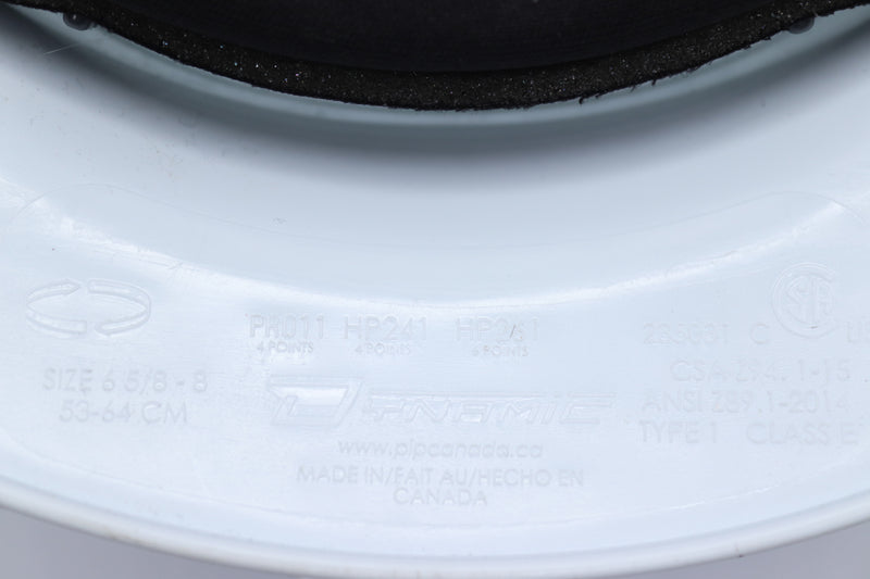 Hard Hat with 4-Point Ratchet Suspension Type 1 Class E HP241-Sticker Residue