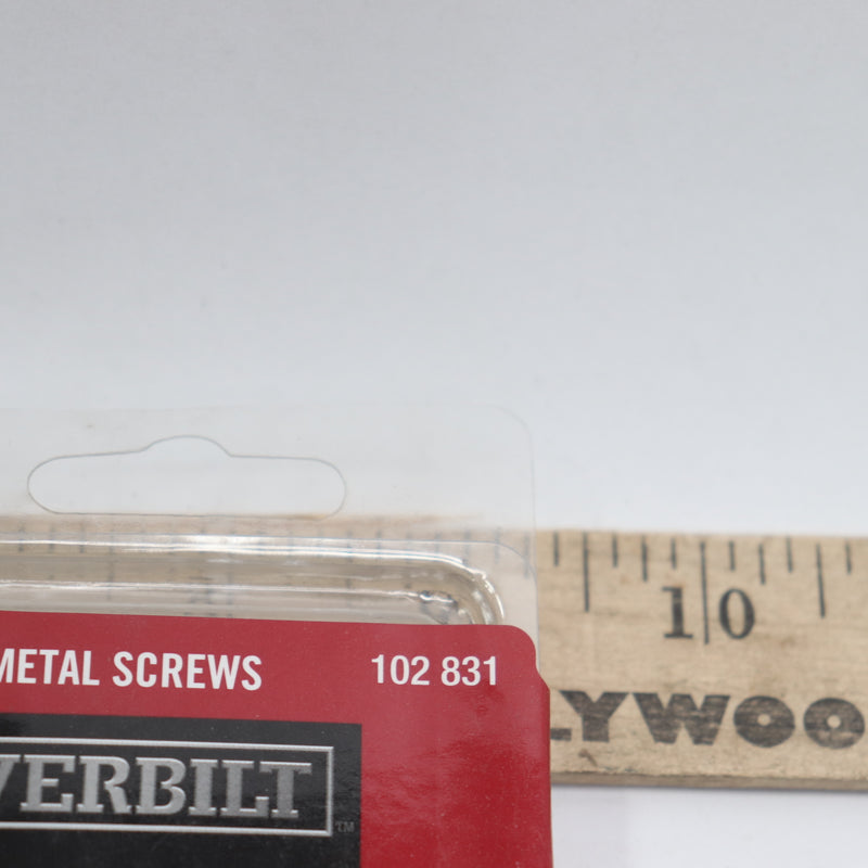 (50-Pk) Everbilt Phillips Round Head Screw Metal