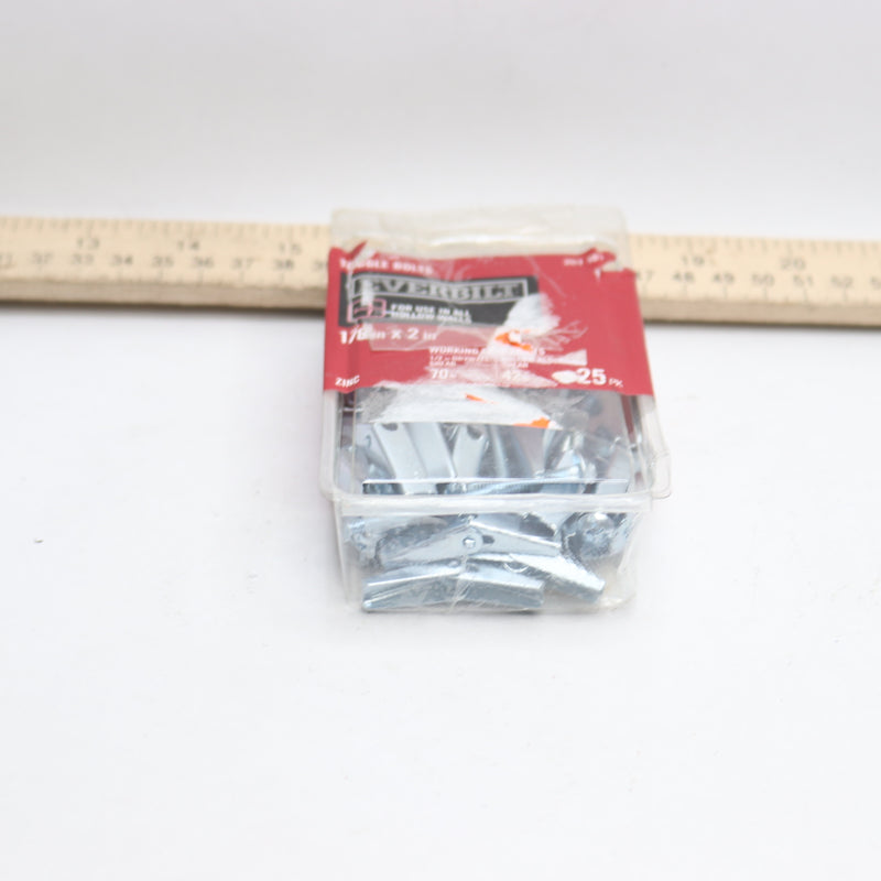 Everbilt Mushroom-Head Toggle Bolt Anchors Zinc-Plated Steel 1/8" x 2" 261 181