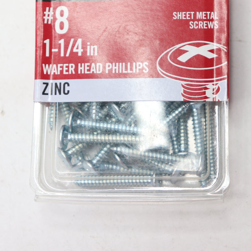 (50-Pk) Everbilt Phillips Modified Truss Head Sheet Metal Screw