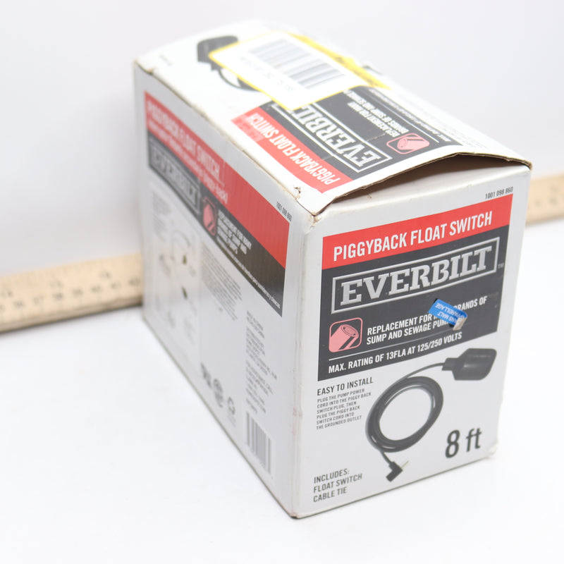 Everbilt Tether Float Switch For Sump Pumps Black 14" 1001 098 860