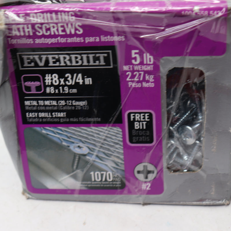 (Approx 1070-Pk) Everbilt Truss Head Self-Drilling Screw