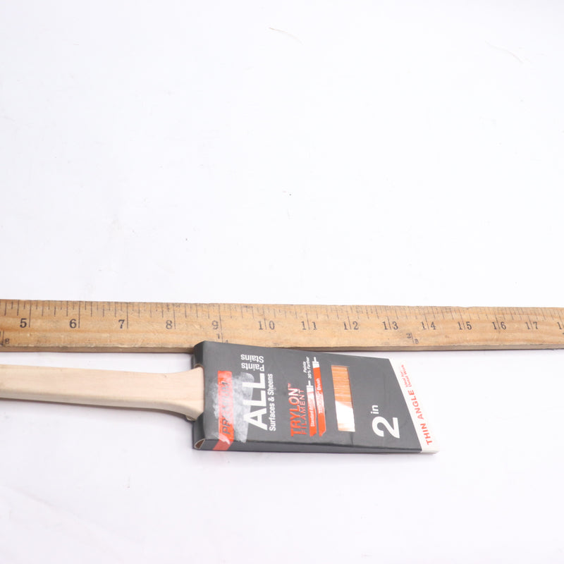 Premium Trylon Thin Angled Sash Paint Brush Polyester 2&quot;