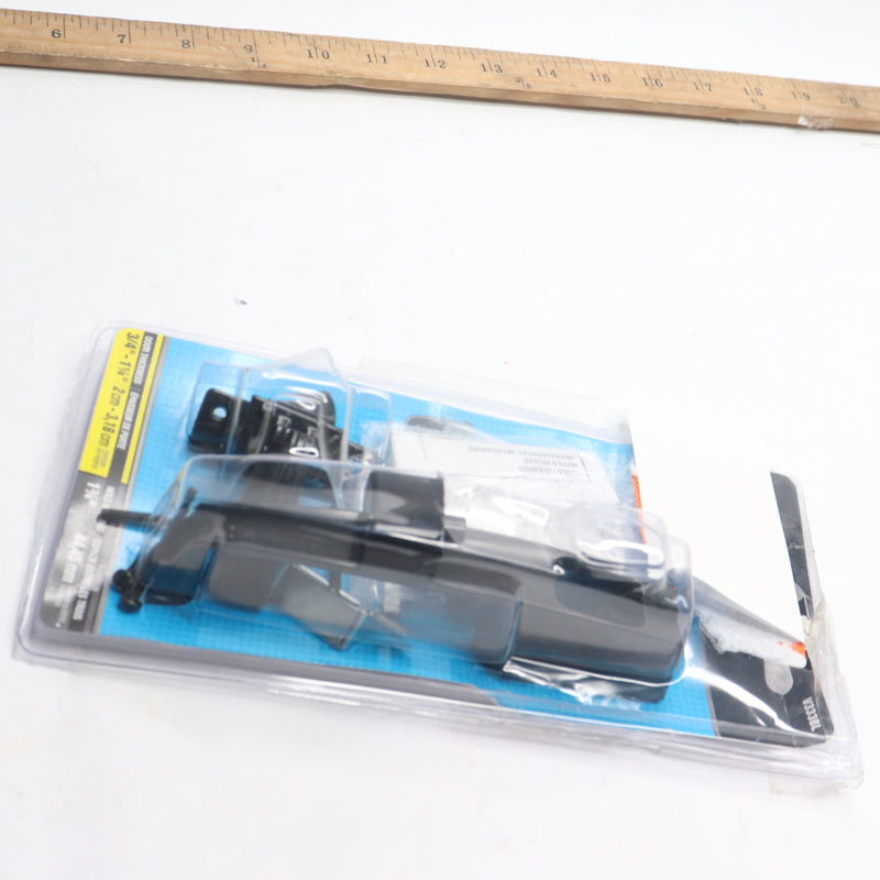 Wright Push Button Latch Black V333BL
