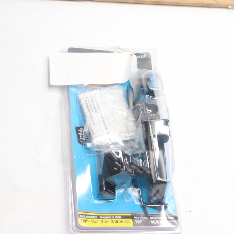 Wright Push Button Latch Black V333BL