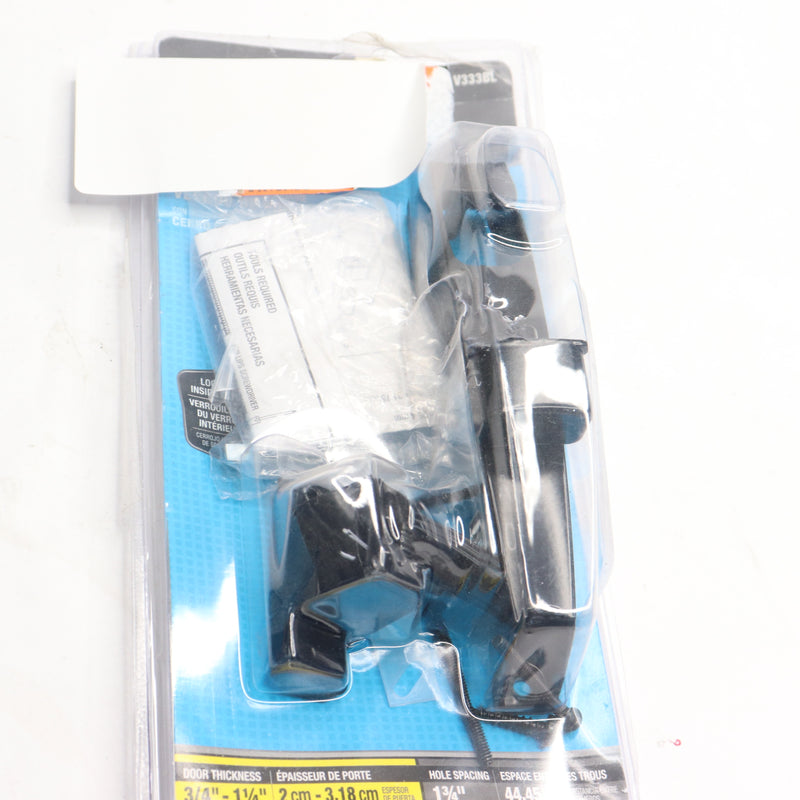 Wright Push Button Latch Black V333BL