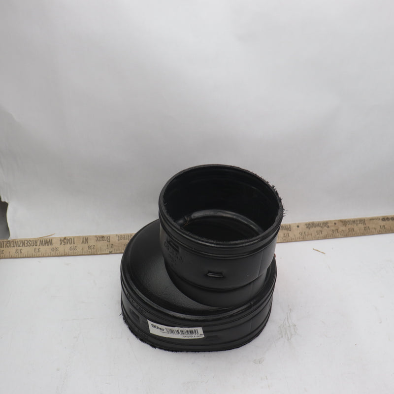 ADS Reducing Coupler HDPE Black 6" x 4" 0614AA