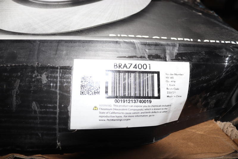 TRQ Brake Rotor BRA74001