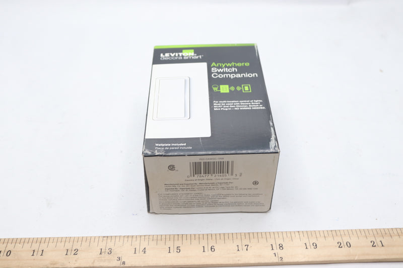 Leviton Decora Anywhere Switch Companion 2nd Gen R02-DAWSC-1RW