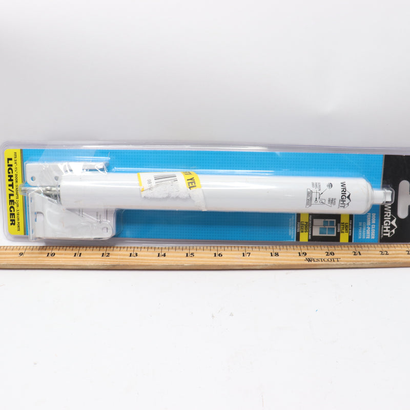 Wright Pneumatic Door Closers White 15.75" x 1.81" V1020WH