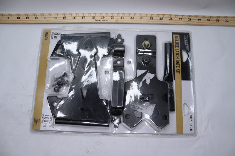 Everbilt Deluxe Latch Gate Set Black 1007 913 041 - Missing Some Hardware