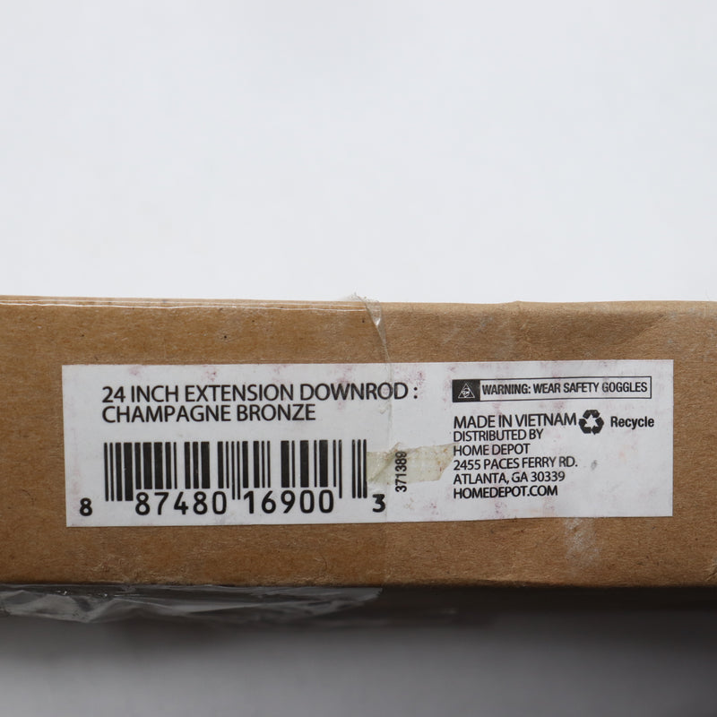 Extension Downrod Champagne Bronze 24&quot; 1009436120