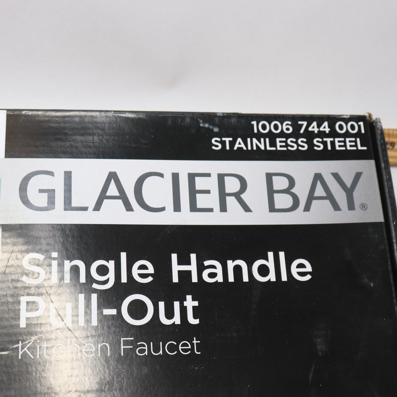 Glacier Bay 1-Handle Pull Out Sprayer Kitchen Faucet Stainless Steel 1006744001