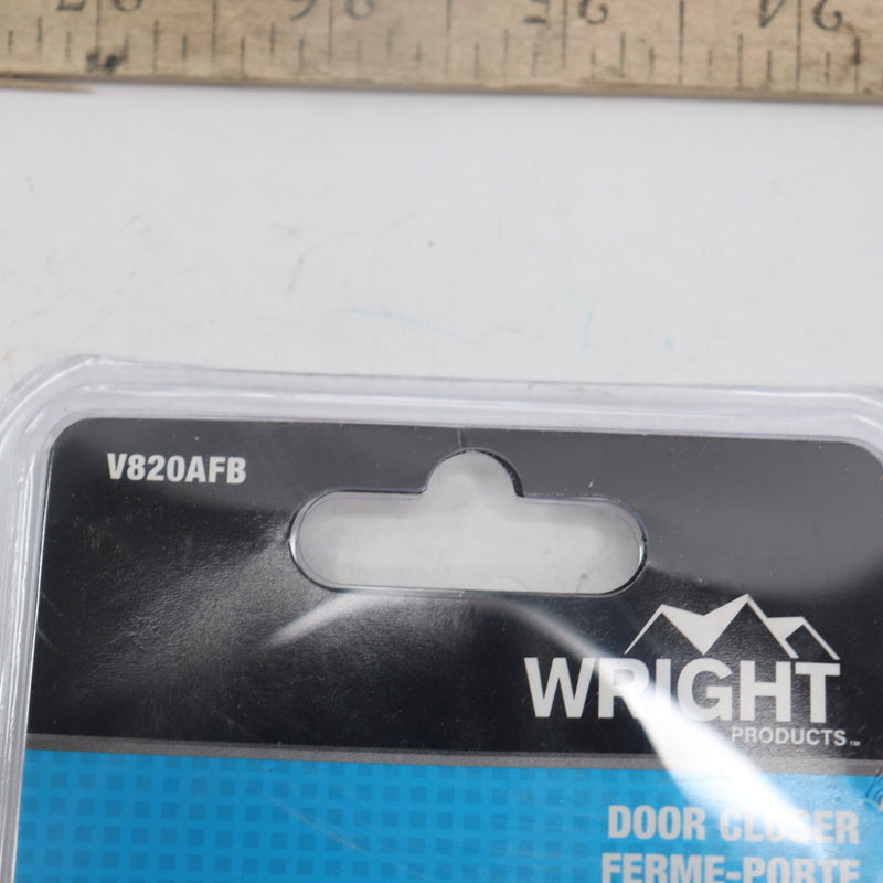 Wright Pneumatic Closer Medium Duty Aluminum Florida Bronze Brown V820AFB