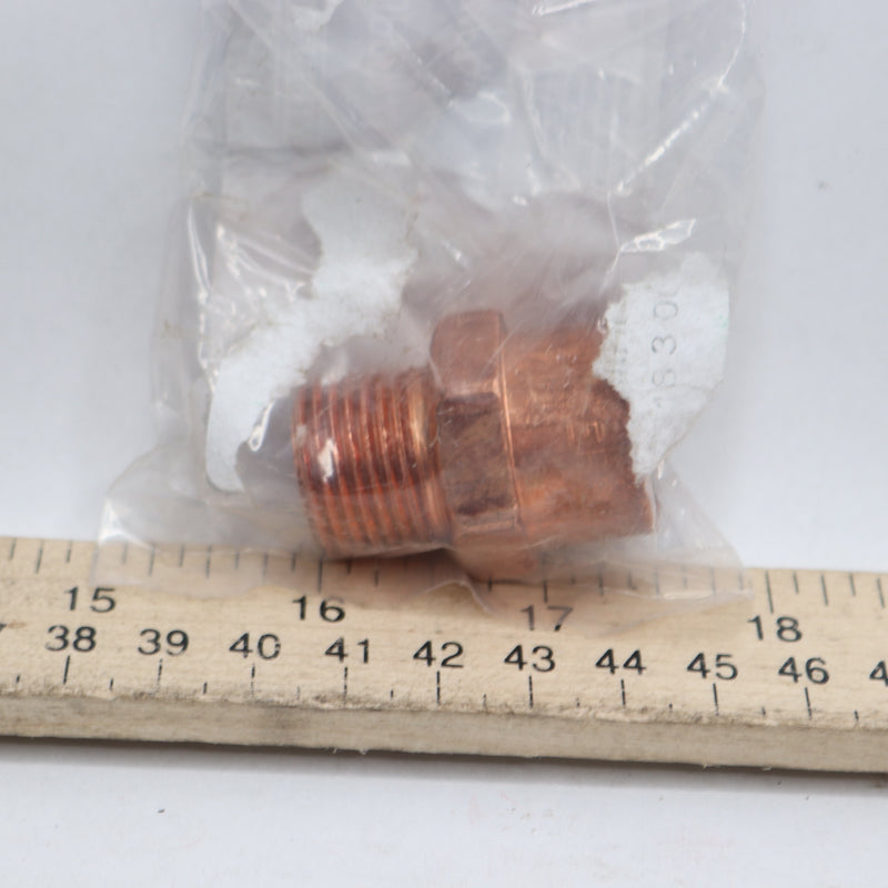 Everbilt Male Adapter Fitting Copper Pressure Cup x MIP 3/4" x 1/2" 638 458