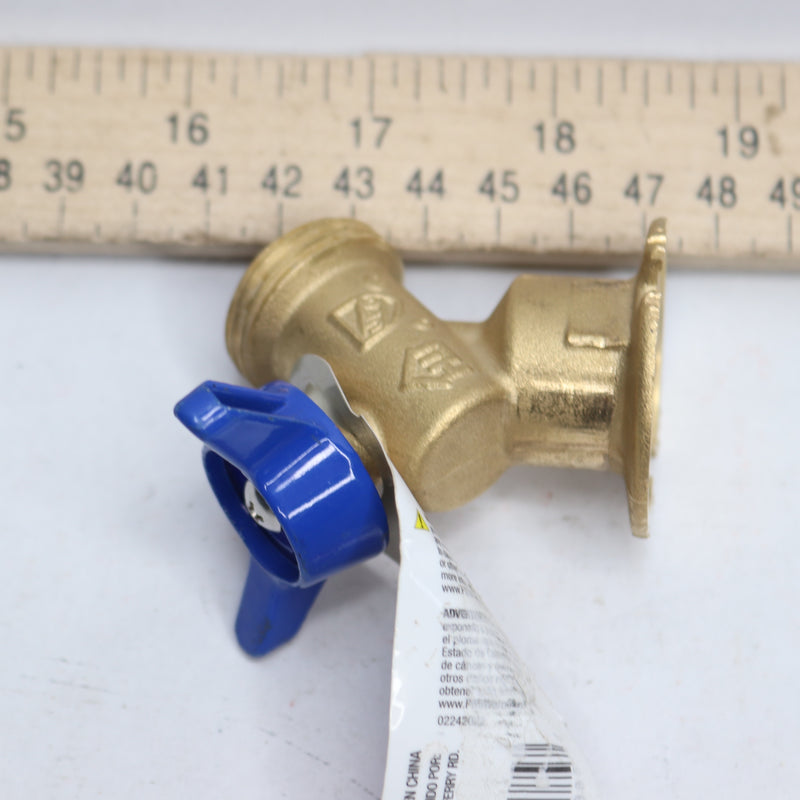 Everbilt Sillcock Valve Brass 1/4 Turn FPT x MHT 1/2" 245 068