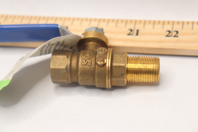 Everbilt Full Port Threaded Ball Valve Brass FPT 3/8" 107-402EB