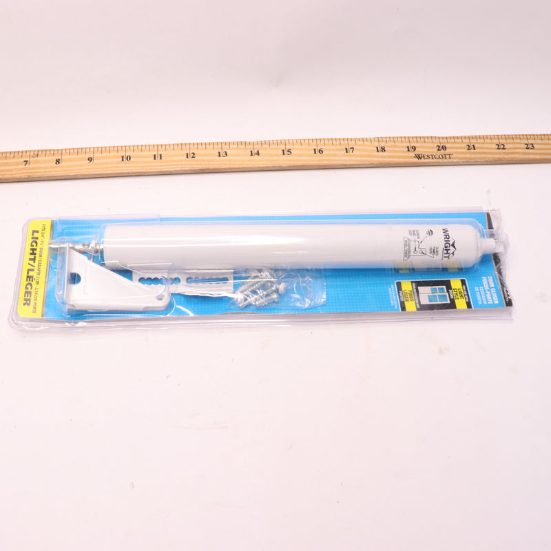 Wright Pneumatic Door Closer White - OPEN PACKAGE