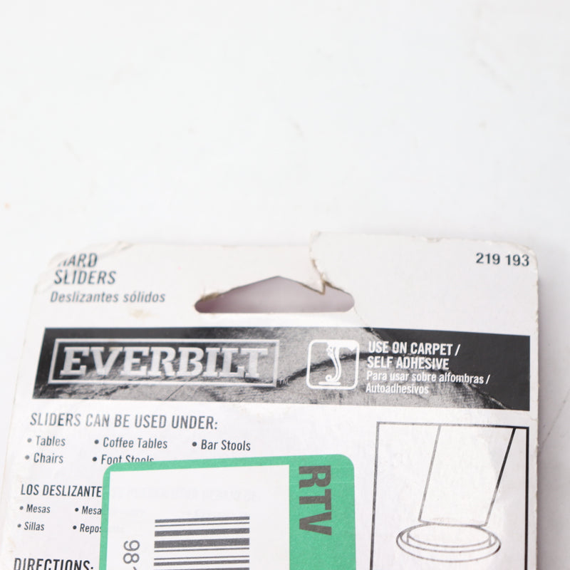 Everbilt Furniture Sliders 219 193