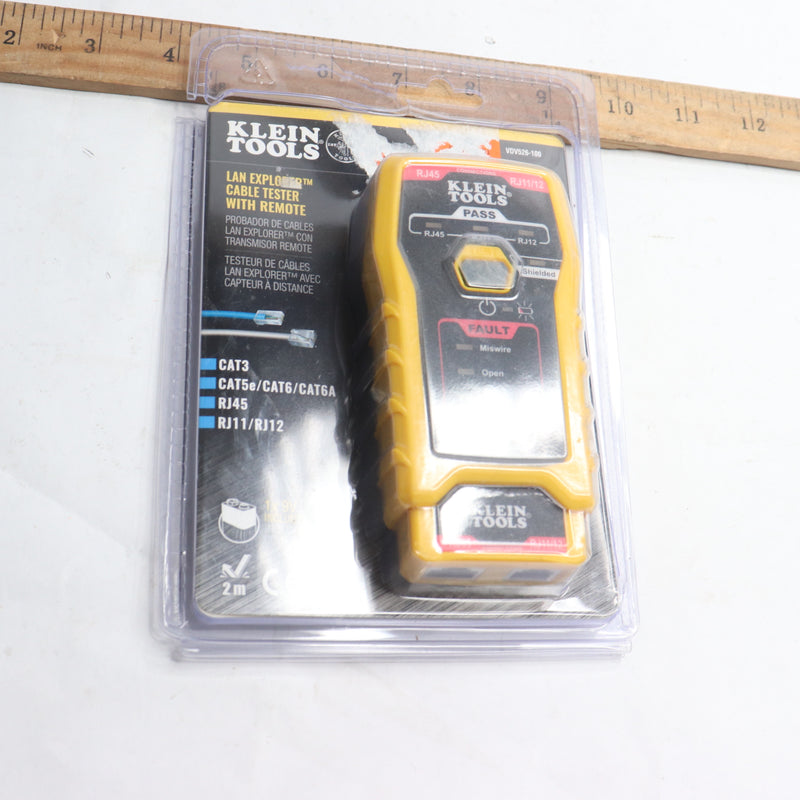 Klein Tools LAN Explorer Compact  Data Cable Tester With Remote VDV526-100