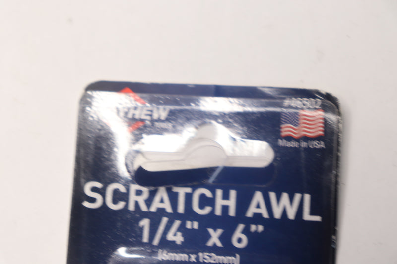 Mayhew Scratch Awl Alloy Steel 1/4" x 5-1/2" Blade x 6-1/4" OAL 46502