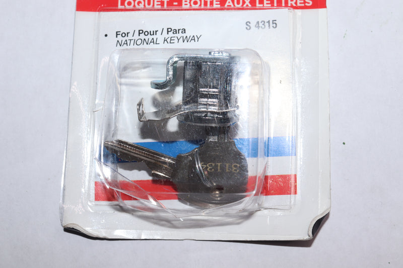 Prime-Line Mail Box Lock Nickel S 4315