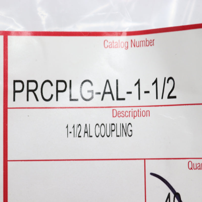 Plasti-Bond Coated Coupling PVC Aluminum Grey 1-1/2" PRCPLG-AL-1-1/2