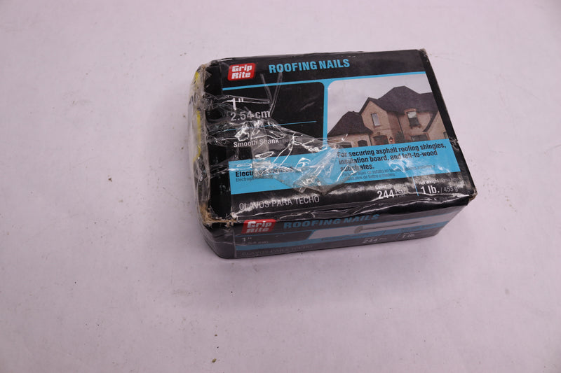 Grip-Rite Roofing Nails Electro-Galvanized Steel 1 lb.