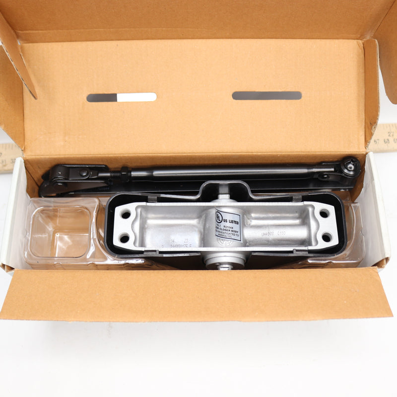Universal Hardware Heavy-Duty Matte Black Residential Door Closer