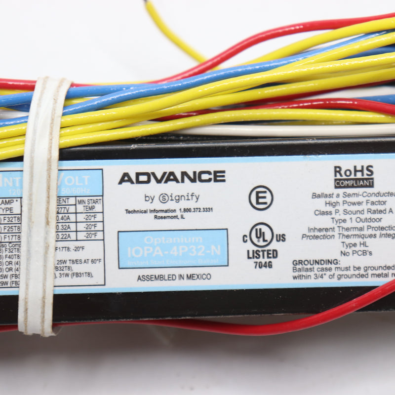 Advance T8 Fluorescent Ballast IOPA-4P32-N