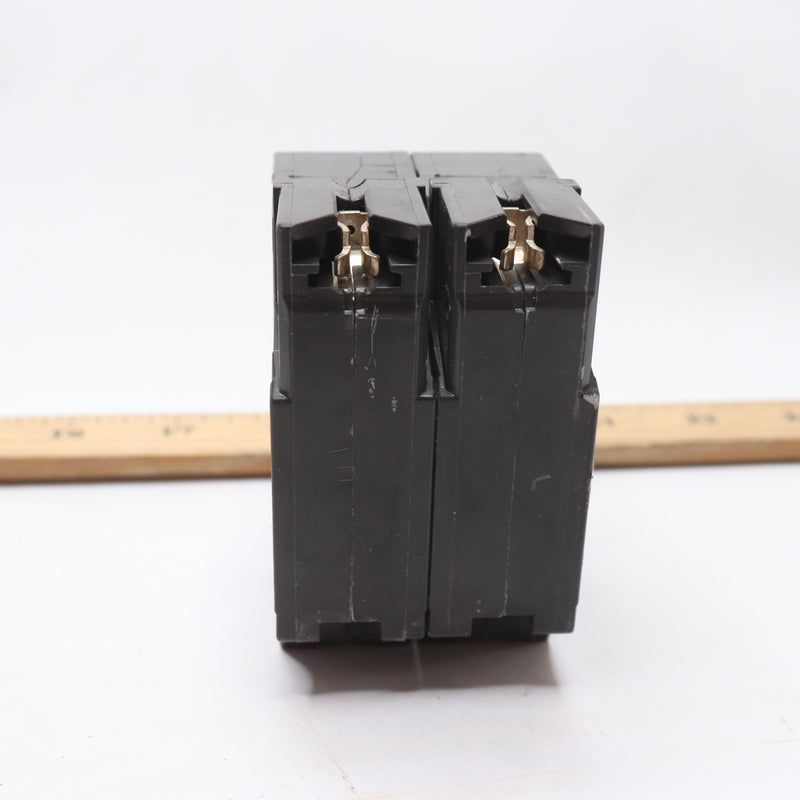 GE Circuit Breaker 2-Pole Thick Series 50 Amp Black THQL2150