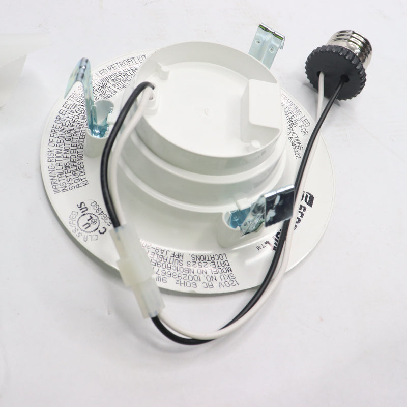 Ecosmart Integrated LED Recessed Light Trim Dimmable Soft White 4"