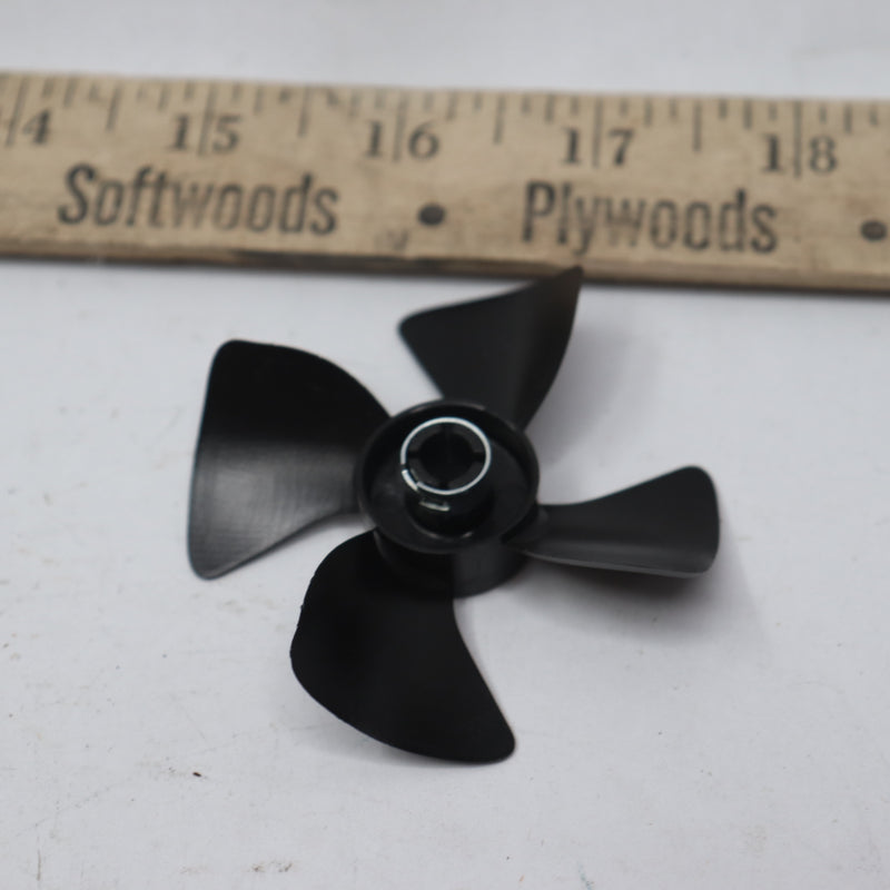 Fan Blade Plastic Black 2-3/8"